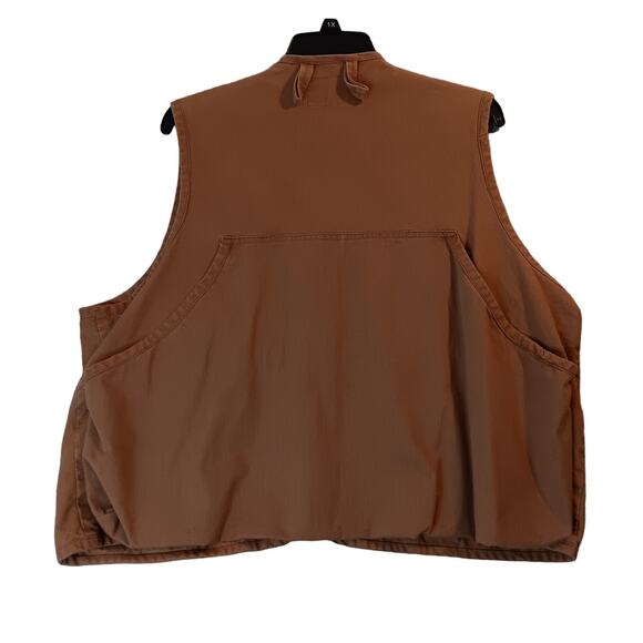X-Caliber Vintage Sportsman Vest L Rust Brown Hunting Outdoors Pockets Holders - Picture 5 of 11